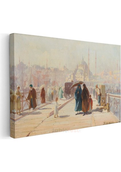 Fausto Zonaro - Istanbul Iskelesi Kanvas Tablo modelleri