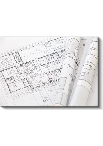 Mimar - Modern Yapı Konsepti ve Tasarım Kanvas Tablo