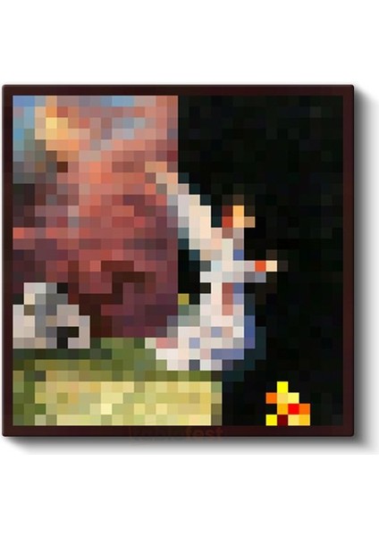 Minecraft - The Void Piksel Kanvas Tablo