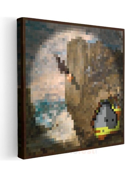 Minecraft - Cavebird Piksel Kanvas Tablo