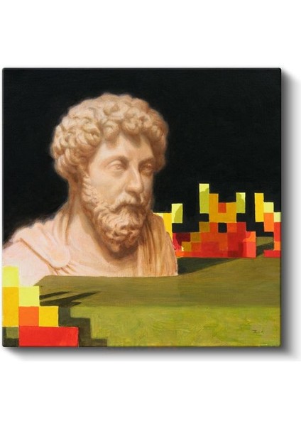 Minecraft - Bust Kanvas Tablo