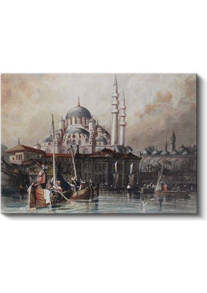 Osmanlı Denizcilik - Kayıklarla Boğaz Geçişi Kanvas Tablo fiyatları