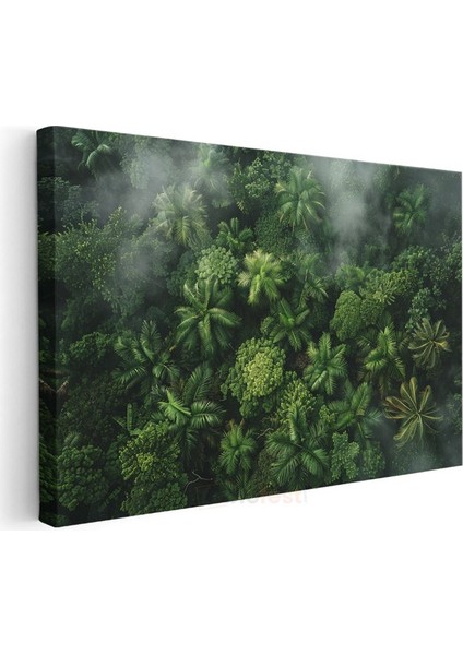 Yağmur Ormanı - Yeşilin Binbir Tonu Kanvas Tablo modelleri