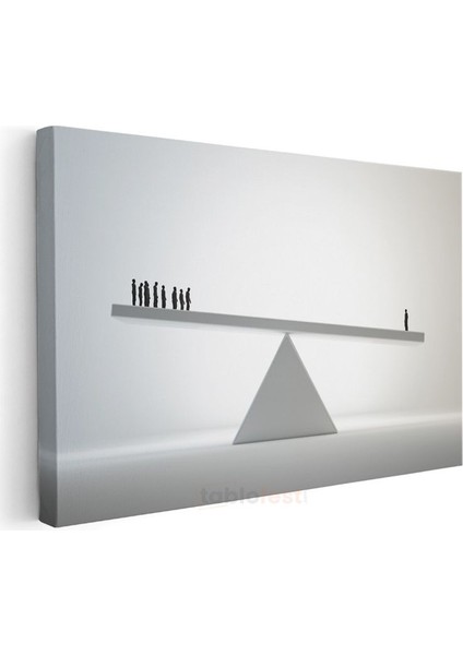 Avukat - Adalet Terazisi ve Hukuk Prensipleri Kanvas Tablo modelleri