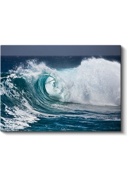 Okyanus Dalgası - Turkuaz Sulardan Yükselen Güç Kanvas Tablo fiyatları