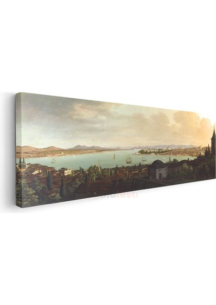 Istanbul Manzarası - Tarihi Yarımada ve Boğaz Görünümü Kanvas