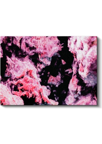 Nebula Patlaması - Pembe Kozmik Enerji Dalgaları Kanvas Tablo fiyatları