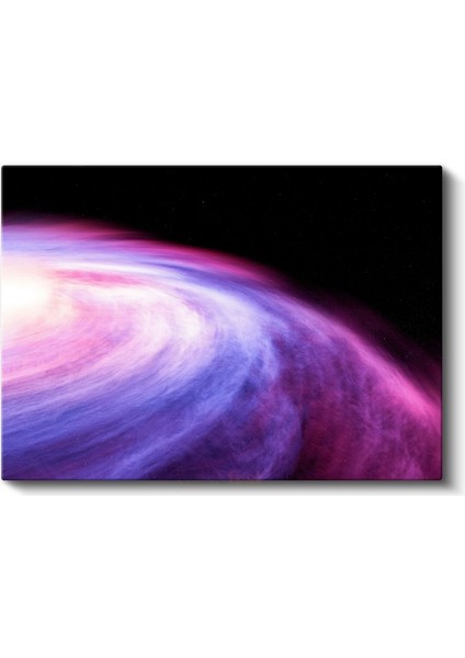 Kozmik Bulutsu - Mor ve Pembe Tonlarında Uzay Harikası Kanvas Tablo fiyatları