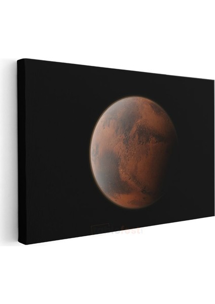 Mars Portresi - Yakın Çekim Kızıl Gezegen Kanvas Tablo modelleri