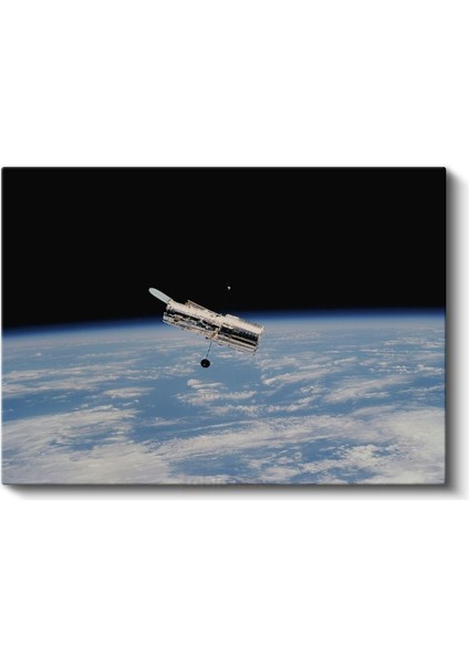 Uzay Teleskopu - Dünya Yörüngesinde Bilimsel Keşif Kanvas Tablo fiyatları