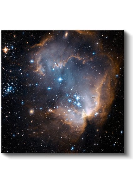 Yıldız Doğumu - Parlayan Nebula Kanvas Tablo