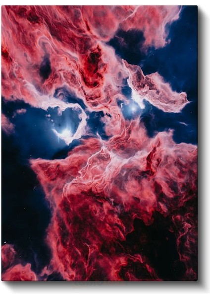 Kızıl Nebula - Kozmik Bulutların Görkemi Kanvas Tablo fiyatları
