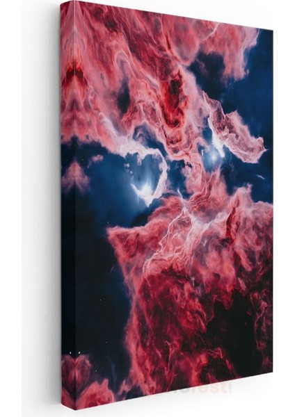 Kızıl Nebula - Kozmik Bulutların Görkemi Kanvas Tablo modelleri