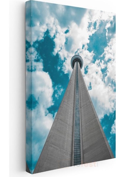 Cn Tower - Bulutlar Arasında Kanvas Tablo modelleri