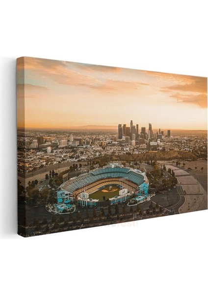 Los Angeles Panoraması - Stadyum Manzarası Kanvas Tablo modelleri