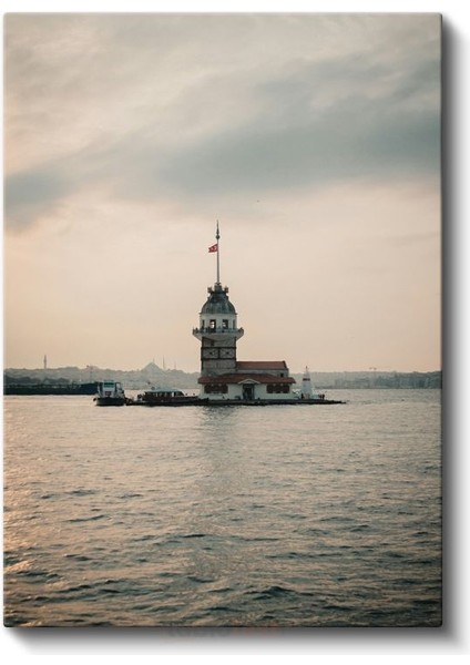 Kız Kulesi - Istanbul Boğazı Kanvas Tablo fiyatları