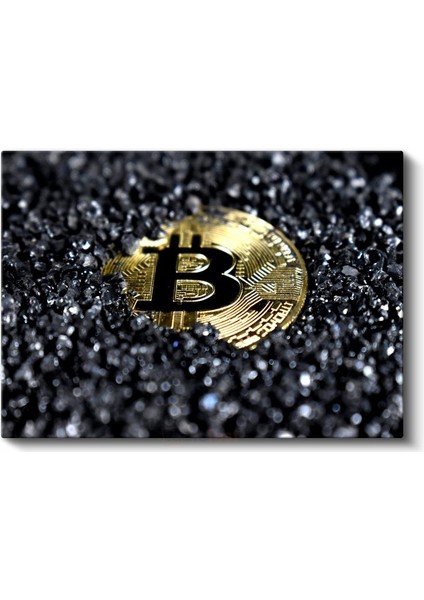 Bitcoin - Kripto Para Dünyasının Altın Sembolü Kanvas Tablo