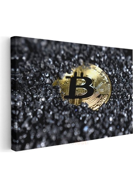 Bitcoin - Kripto Para Dünyasının Altın Sembolü Kanvas Tablo