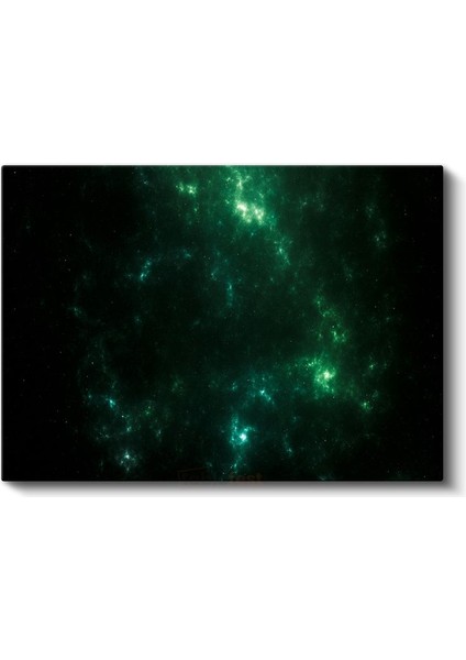 Yeşil Nebula - Uzay Derinlikleri Kanvas Tablo fiyatları