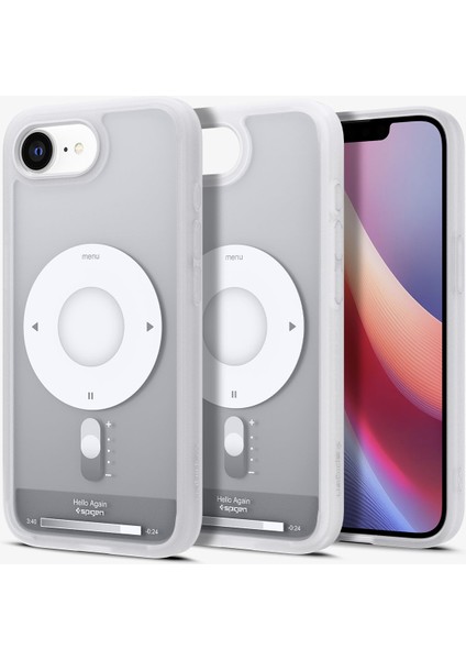 iPhone 16e Kılıf Ultra Hybrid MagFit MagSafe özellikli Classic Silver - ACS09147