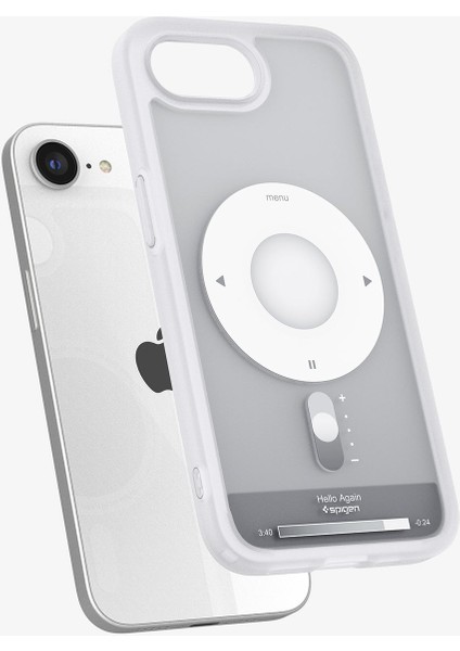 iPhone 16e Kılıf Ultra Hybrid MagFit MagSafe özellikli Classic Silver - ACS09147