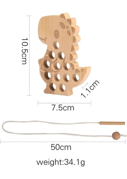 Ahşap Hedgehog Diş Konma Tahtası Çocuklar Montessori Oyuncaklar Kayın Ahşap Eğitim Oyuncak Düğmesi Boncuklu Bloklar Bulmaca Oyuncak Bebek Hediyeleri Renk: Stil 5 (Yurt Dışından)