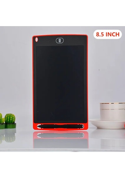 8.5/12INCH Çizim Tahtası LCD Ekran Yazma Dijital Grafik Çizim Tabletleri Kidscolor Için El Yazısı Pedi Oyuncakları: 8.5 Inç Kırmızı (Yurt Dışından)