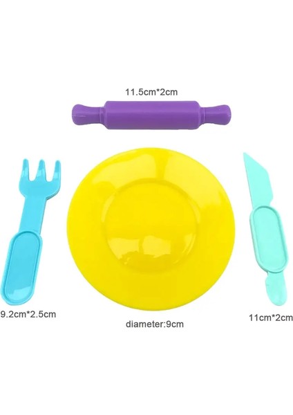Çocuklar Için Hamur Oyun Aracı Karikatür Dinozor Meyve Silindir Makas Playdough Aksesuarları Plastik Yayın Kalıp Erken Eğitim Oyuncak Renk: No.3 Rastgele Renk (Yurt Dışından)