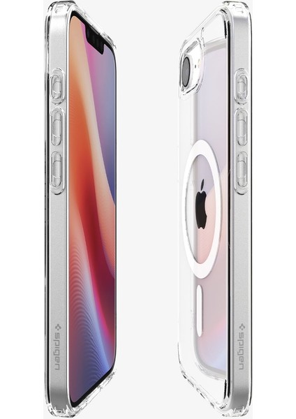 iPhone 16e Kılıf Ultra Hybrid MagFit MagSafe özellikli Clear White - ACS09139
