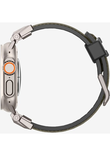 Apple Watch 49mm Ultra 2/1 - 46mm Seri 10 - 45mm Seri 9/8/7 - 44mm Seri SE/6/5/4 Kordon Kayış Band DuraPro Armor Military Green - AMP09102