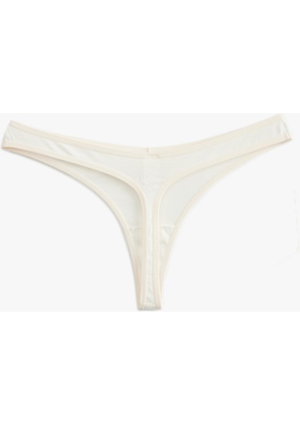 Pamuklu Ördek Baskılı String Külot