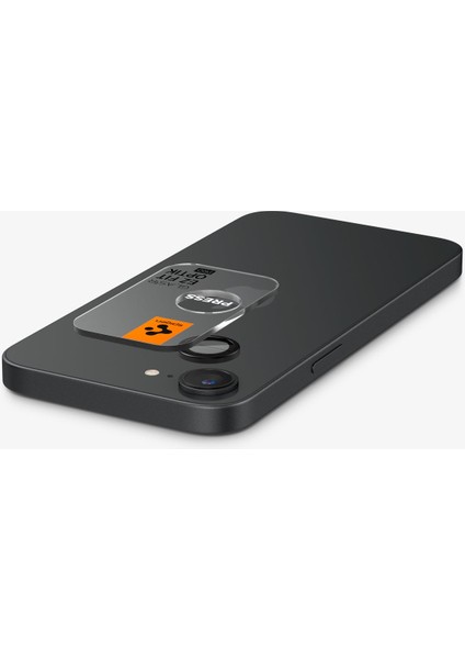 iPhone 16e Kamera Lens Camı Koruyucu Kolay Kurulum GLAS.tR EZ Fit Optik Pro (2 Adet) Black - AGL09279