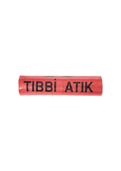 Tıbbi Atık Çöp Torbası Büyük Boy 65x80 cm (5'li Paket)