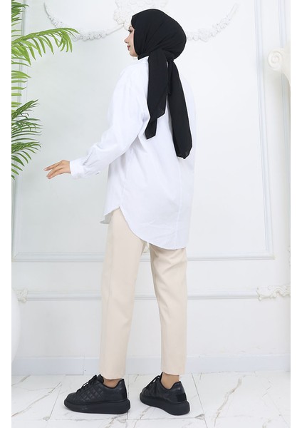 Beli Lastikli Havuç Pantolon 4002-04 Bej indirimleri