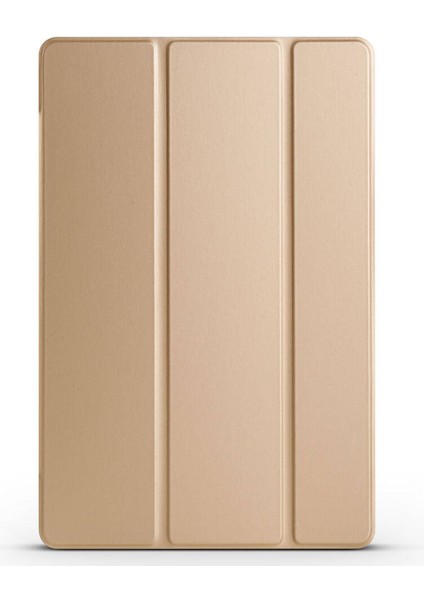 Galaxy Tab A9 Plus Uyumlu Zore Smart Cover Standlı 1-1 Kılıf-Gold