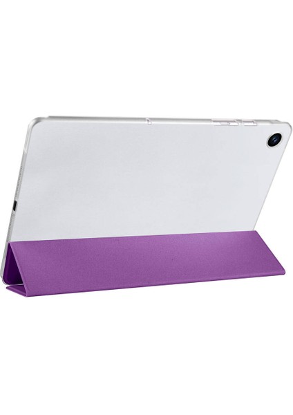 Galaxy Tab A9 Plus Uyumlu Zore Smart Cover Standlı 1-1 Kılıf-Gold