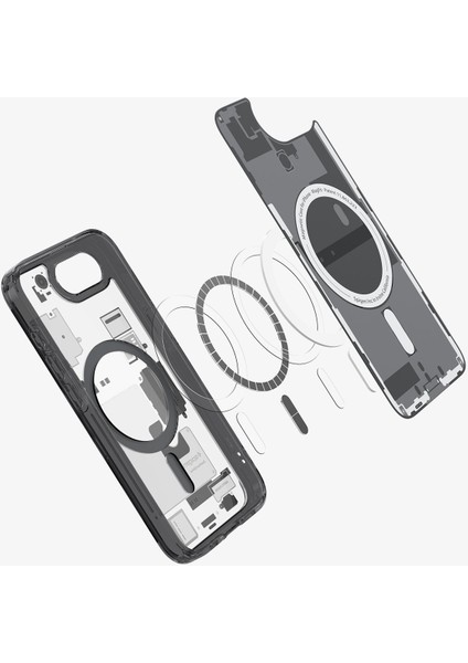 iPhone 16e Kılıf Ultra Hybrid MagFit MagSafe özellikli Zero One White - ACS09142