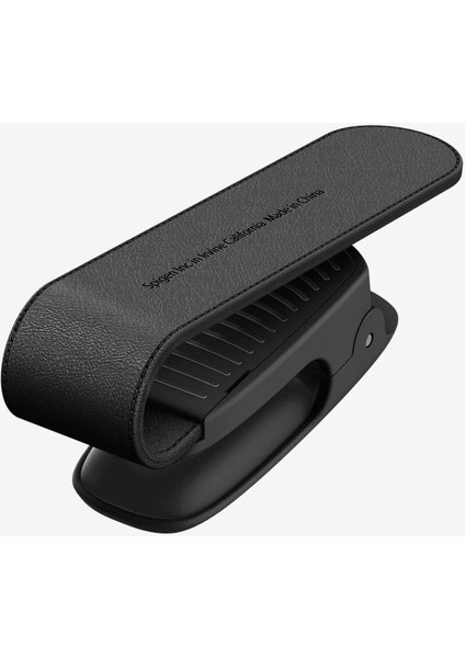 Premium Güneş Gözlüğü Tutucu Tüm Araçlar ile Uyumlu Silikon Klipsli Black (2 Adet) SH100 - ACP08824