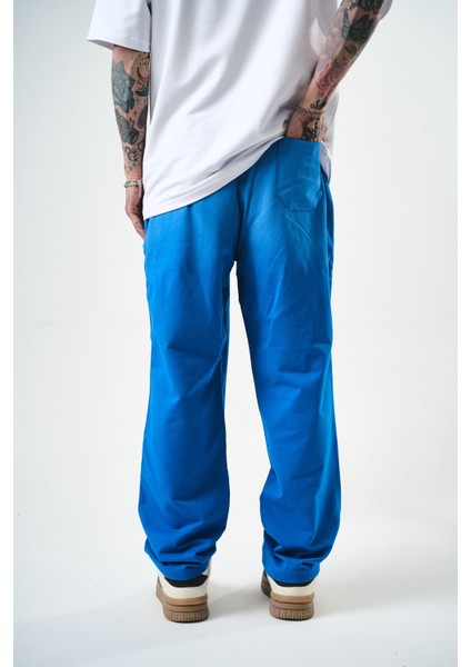 Erkek Sprey Baggy Eşofman Altı Mavi fırsatları