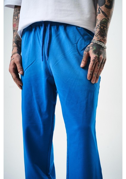 Erkek Sprey Baggy Eşofman Altı Mavi indirimleri