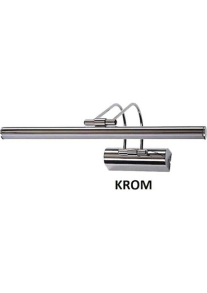 Krom Kasa Banyo Duvar Ayna Tablo Aydınlatması Flüt Aplik Kuğu Aplik Pilli Aplik Pil
