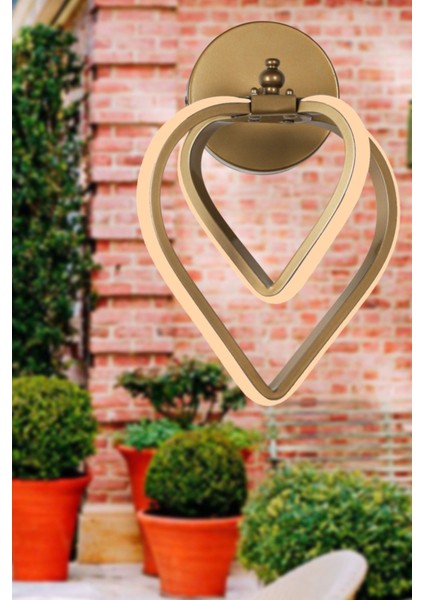 3 Renk LED'li Eskitme Aplik, Şık ve Modern Dekorasyon Parçası, Alüminyum, E27 fiyatları