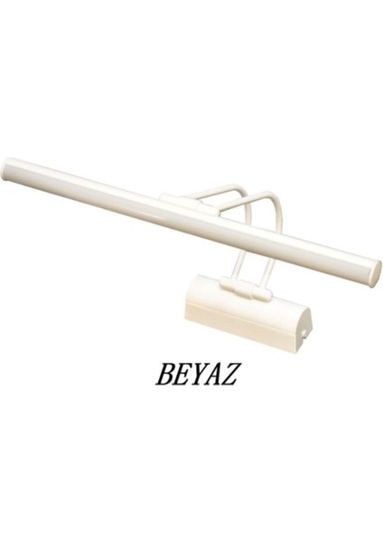 Resim,tablo,ayna Üstü Banyo Ledli Aplik 220V 5 Renk Gold Flüt Aplik 3000K Günışığı (Pilli Değildir)