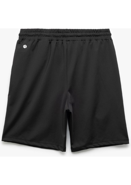Beli Bağcıklı Cep Detaylı Oversize Bermuda Spor Şort