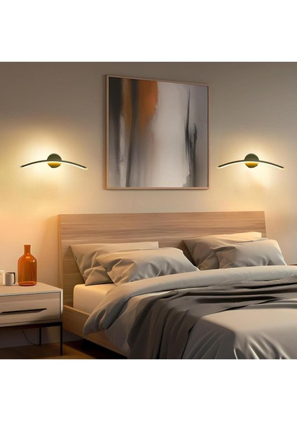 Şık Pilli Yay Duvar Aplik Güneş Işığı 3000K, Alüminyum, G9, Sarı