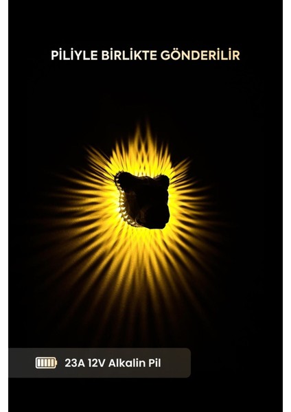 Modern siyah aslan figürlü LED duvar lambası, pilli dekoratif gece ışığı modelleri