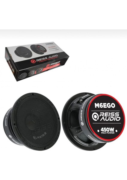 RS-M6EGO 16CM Profesyonel Midrange Ciftti Iki Adett