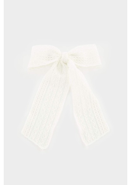 Kadın Dantel Görünümlü Çıtçıtlı Toka E6796AXNS