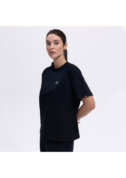EF394-BK Oversize Tee Kadın T-Shirt - Siyah modelleri