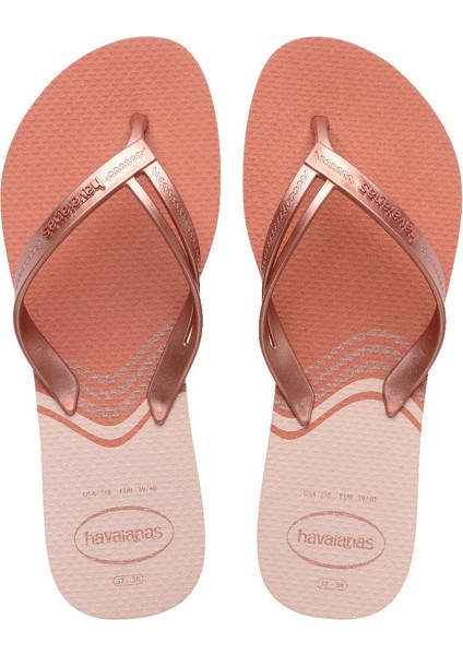 Havaıanas Elegance Print Pink Clay Parmak Arası Terlik 4148804-9259
